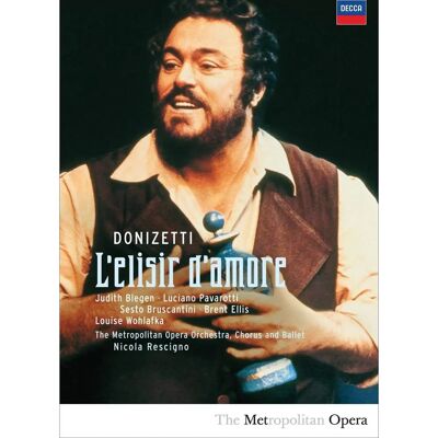 Pavarotti Donizetti: Nemorino - Metropolitan Opera DVD Pavarotti Donizetti: Nemorino - Metropolitan Opera DVD