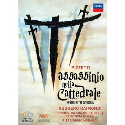 Ildebrando Pizzetti - Meurtre à la cathédrale - DVD - Classique - Publicité Ildebrando Pizzetti - Meurtre à la cathédrale - DVD - Classique - Publicité
