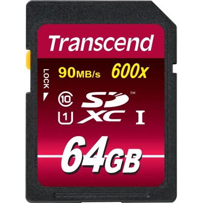 Transcend TS64GSDXC10U1 Carte mémoire SDXC 64GB - Carte mémoire - Publicité Transcend TS64GSDXC10U1 Carte mémoire SDXC 64GB - Carte mémoire - Publicité