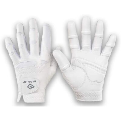 Bionic Damen StableGrip Cabretta Leder Atmungsaktiv gepolstert Golf Handschuh - LH Weiß L Bionic Damen StableGrip Cabretta Leder Atmungsaktiv gepolstert Golf Handschuh - LH Weiß L
