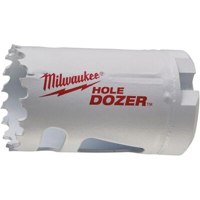 Scie à trou bimétallique Milwaukee Ø43 mm - Acier & Bois - Publicité Scie à trou bimétallique Milwaukee Ø43 mm - Acier & Bois - Publicité