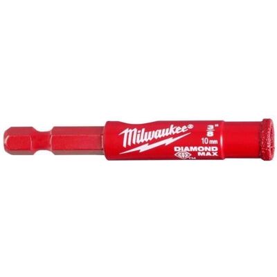 Milwaukee Diamantborr - 10mm Diamond Plus för hårda materialer Milwaukee Diamantborr - 10mm Diamond Plus för hårda materialer