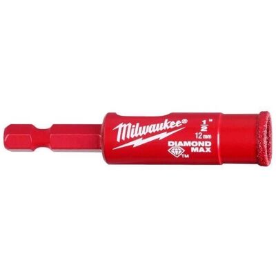 Milwaukee Diamant Max 12mm Våt/Torr Borr - Borrtyp Milwaukee Diamant Max 12mm Våt/Torr Borr - Borrtyp