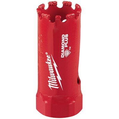 Milwaukee Model Diamond Plus Hole Saw - 22mm - Hole Saw for Hard Materials Milwaukee Model Diamond Plus Hole Saw - 22mm - Hole Saw for Hard Materials