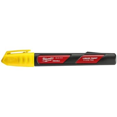 Marqueur de Peinture Liquide Jaune Milwaukee - Résistant UV & Eau Marqueur de Peinture Liquide Jaune Milwaukee - Résistant UV & Eau