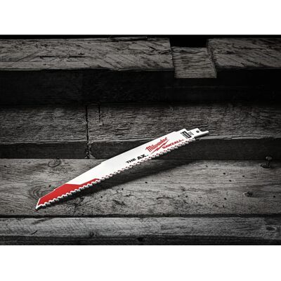 Milwaukee AX 230 mm 5-Tpi Sågblad för reciprocärsåg - Trä Milwaukee AX 230 mm 5-Tpi Sågblad för reciprocärsåg - Trä