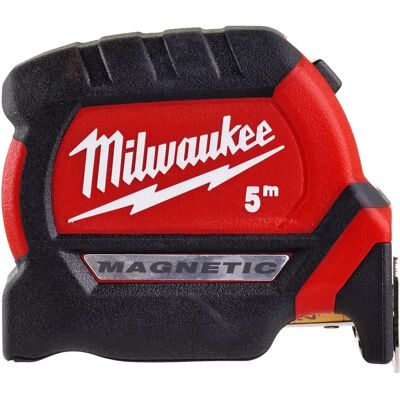 Fita métrica magnética Milwaukee Modelo MIL48227305 - Vermelho/Preto Fita métrica magnética Milwaukee Modelo MIL48227305 - Vermelho/Preto