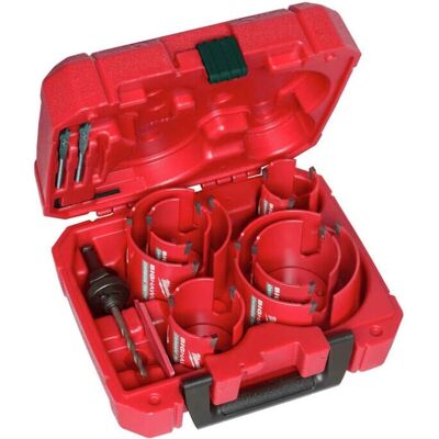 Milwaukee - 49569290 - BIG HAWG - Carbide Teeth - Hole Saw Kit Milwaukee - 49569290 - BIG HAWG - Carbide Teeth - Hole Saw Kit