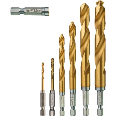 Milwaukee Metallborr 4mm Impact Hex TiN - Precision & Durability Milwaukee Metallborr 4mm Impact Hex TiN - Precision & Durability