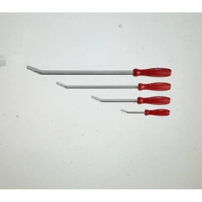 Milwaukee MHT48229214 Pry Bar Set - Durable All-Metal, Chrome, 4 Sizes Milwaukee MHT48229214 Pry Bar Set - Durable All-Metal, Chrome, 4 Sizes