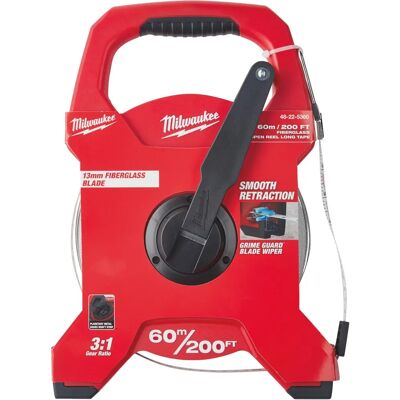 Milwaukee Hand Tools Fiberglas Offenes Maßband - 60m Milwaukee Hand Tools Fiberglas Offenes Maßband - 60m