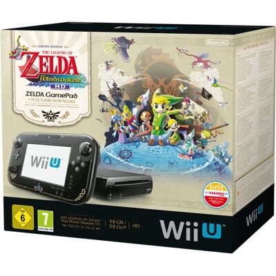 Nintendo Wii U Premium + The Wind Waker HD Edition 32 GB Wi-Fi Schwarz - Spielekonsole Nintendo Wii U Premium + The Wind Waker HD Edition 32 GB Wi-Fi Schwarz - Spielekonsole