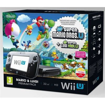 Pack Premium Nintendo Wii U Mario & Luigi - Console de Jeux - Publicité Pack Premium Nintendo Wii U Mario & Luigi - Console de Jeux - Publicité