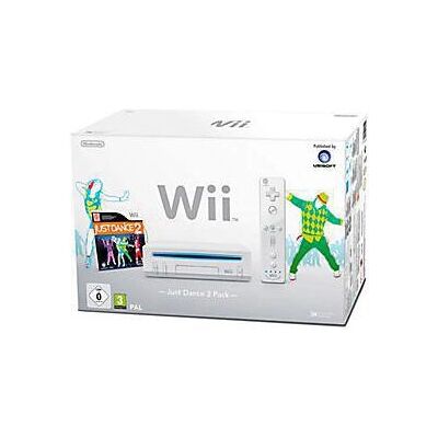 Nintendo Wii Weiß - Spielekonsole - Mit Just Dance 2 Nintendo Wii Weiß - Spielekonsole - Mit Just Dance 2