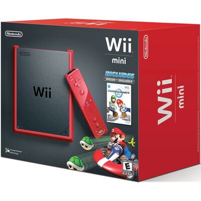 Nintendo Wii Mini - Remote Plus, Nunchuk, Mario Kart - Game console Nintendo Wii Mini - Remote Plus, Nunchuk, Mario Kart - Game console