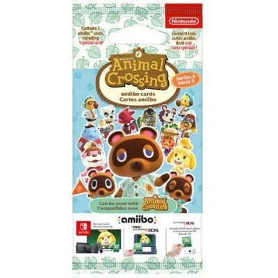 Cartes Nintendo amiibo - Animal Crossing - Série 5 - Publicité Cartes Nintendo amiibo - Animal Crossing - Série 5 - Publicité