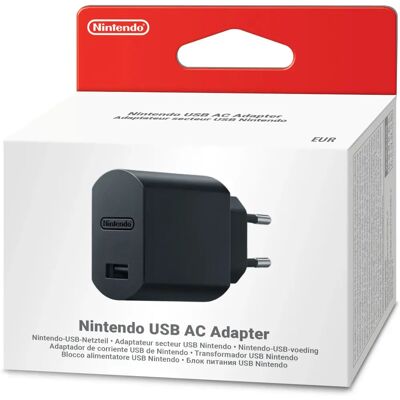 Nintendo Schwarzes Netzteil - Gaming Controls - Netzadapter Nintendo Schwarzes Netzteil - Gaming Controls - Netzadapter