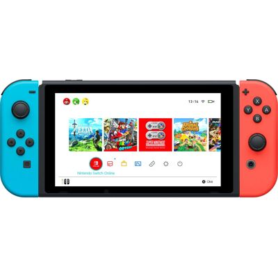 Nintendo Switch - Preto (Maior Duração da Bateria) + Joy-Con Cinza Nintendo Switch - Preto (Maior Duração da Bateria) + Joy-Con Cinza