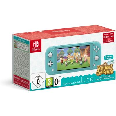 Nintendo Switch Lite - Türkis + Animal Crossing: New Horizons Nintendo Switch Lite - Türkis + Animal Crossing: New Horizons