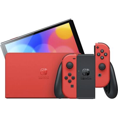 Nintendo Switch Mario Red OLED - Bärbar & TV Nintendo Switch Mario Red OLED - Bärbar & TV