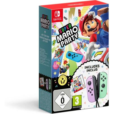 Super Mario Party - Joy-Con Paar Pastelllila/Pastellgrün (Switch) Super Mario Party - Joy-Con Paar Pastelllila/Pastellgrün (Switch)