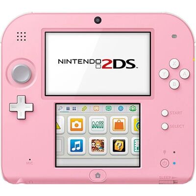 Nintendo 2DS Rose Blanc - Console de jeux portable avec Wi-Fi - Publicité Nintendo 2DS Rose Blanc - Console de jeux portable avec Wi-Fi - Publicité