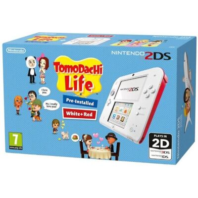 Nintendo 2DS Red/White Touchscreen Wi-Fi - Game Console Nintendo 2DS Red/White Touchscreen Wi-Fi - Game Console