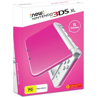 Nintendo New 3DS XL Pink/Weiße Touchscreen - Spielkonsole Nintendo New 3DS XL Pink/Weiße Touchscreen - Spielkonsole