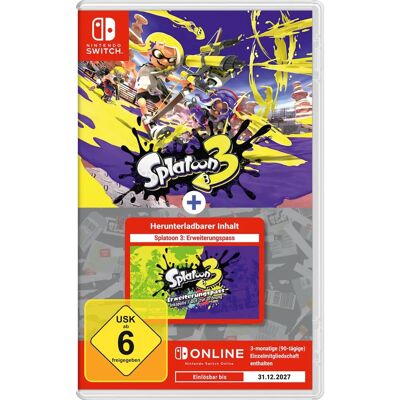 Splatoon 3 - Erweiterungspass + Monate Nintendo Switch Online (Switch) Splatoon 3 - Erweiterungspass + Monate Nintendo Switch Online (Switch)