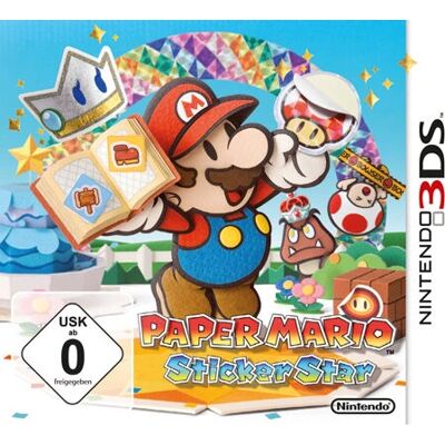 Nintendo Paper Mario: Sticker Star - Rollenspiel Video Game Nintendo Paper Mario: Sticker Star - Rollenspiel Video Game