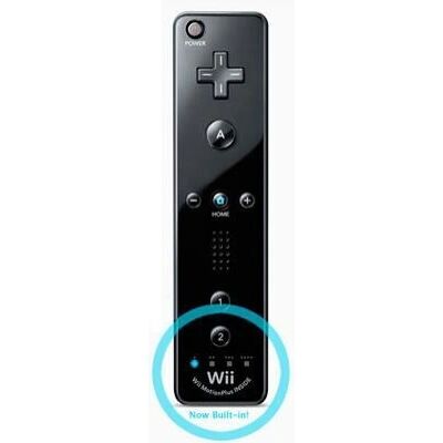 Nintendo Remote Plus - Peliohjain - Musta - Kunnostettu Nintendo Remote Plus - Peliohjain - Musta - Kunnostettu
