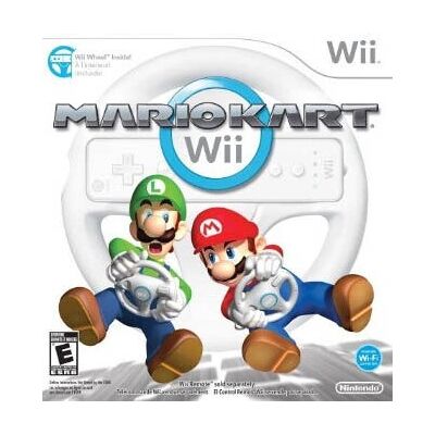 Nintendo Mario Kart Wii Bundle - With Wheel Nintendo Mario Kart Wii Bundle - With Wheel
