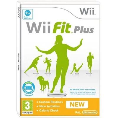 Nintendo Wii Fit Plus - Anpassbare Trainingsroutinen - MET-Wert - Nur Spiel - Videospiel Nintendo Wii Fit Plus - Anpassbare Trainingsroutinen - MET-Wert - Nur Spiel - Videospiel