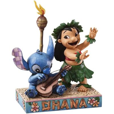Figurine Jim Shore Lilo et Stitch - Peint à la main, hawaïenne, 7" - Publicité Figurine Jim Shore Lilo et Stitch - Peint à la main, hawaïenne, 7" - Publicité