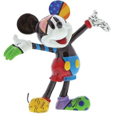 Disney by Britto Mickey Mouse Mini Figur - Farbige, Handbemalt Disney by Britto Mickey Mouse Mini Figur - Farbige, Handbemalt