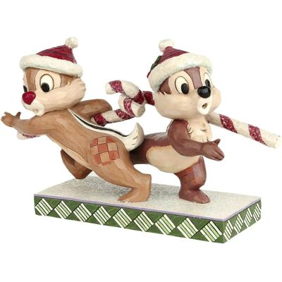 Disney Jim Shore Figurin - Piff & Puff Julsamling Disney Jim Shore Figurin - Piff & Puff Julsamling