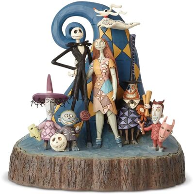 Jim Shore La Nightmare Before Christmas Figurine Sculptée - Multicolore - Publicité Jim Shore La Nightmare Before Christmas Figurine Sculptée - Multicolore - Publicité