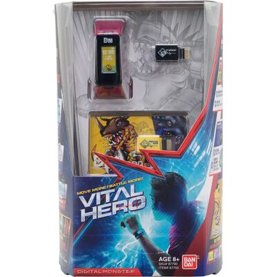 BANDAI NAMCO Vital Hero Digimon - Rouge - Bande de Jeu Portable - Publicité BANDAI NAMCO Vital Hero Digimon - Rouge - Bande de Jeu Portable - Publicité