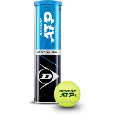 Dunlop ATP Tennispall - Ammattilaisille kentille, 4 kappaletta Dunlop ATP Tennispall - Ammattilaisille kentille, 4 kappaletta