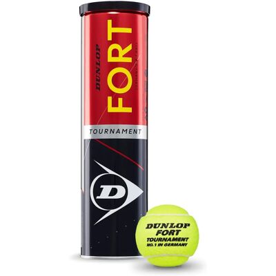 Dunlop Tennisball Fort Tournament - Gelb - Offizieller Spielball Dunlop Tennisball Fort Tournament - Gelb - Offizieller Spielball