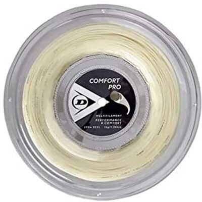 String da Tennis Dunlop Comfort Pro 200 M Beige - String da Tennis String da Tennis Dunlop Comfort Pro 200 M Beige - String da Tennis