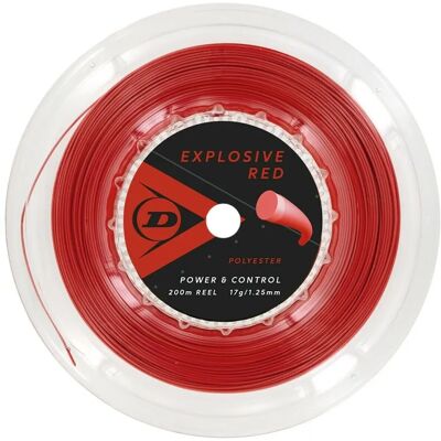 Dunlop - 200 M Tennis String Reel - Red Dunlop - 200 M Tennis String Reel - Red