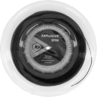 Dunlop - Explosive Spin 200 M - Tennissait - Schwarz - 1.30mm Dunlop - Explosive Spin 200 M - Tennissait - Schwarz - 1.30mm