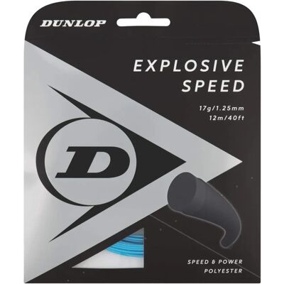 Blå Explosive Speed Tenniskord Dunlop - 12m - Monofilament Polyester Blå Explosive Speed Tenniskord Dunlop - 12m - Monofilament Polyester