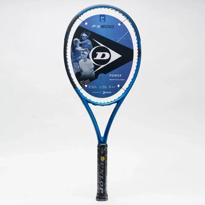 DUNLOP Herren Tennisschläger FX 500 - Blau/Schwarz - Allround Tennis Racket DUNLOP Herren Tennisschläger FX 500 - Blau/Schwarz - Allround Tennis Racket