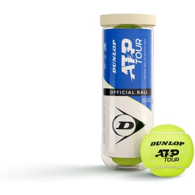 Dunlop teniszlabdák - 3 darabos készlet - ATP Tour Dunlop teniszlabdák - 3 darabos készlet - ATP Tour