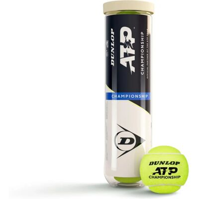 Dunlop Tennispallot - 4 kappaleen setti ATP Championship Dunlop Tennispallot - 4 kappaleen setti ATP Championship
