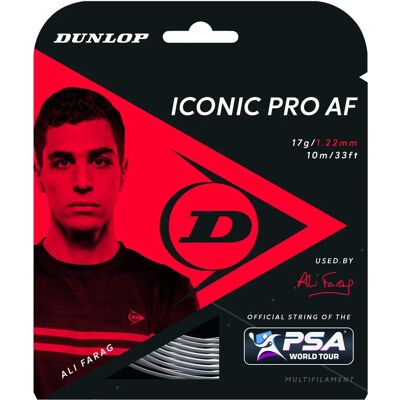 Dunlop Iconic Pro AF Saiten - Tennis-Saiten - Schwarz Dunlop Iconic Pro AF Saiten - Tennis-Saiten - Schwarz