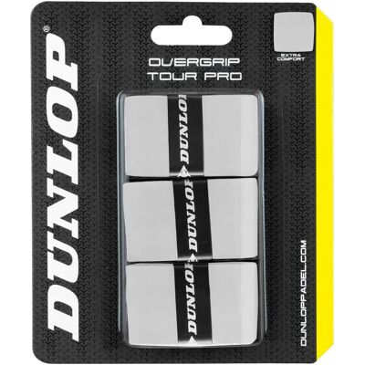 Overgrip Dunlop Tour Pro para Padel - Pacote com 3 - Macio & Durável Overgrip Dunlop Tour Pro para Padel - Pacote com 3 - Macio & Durável