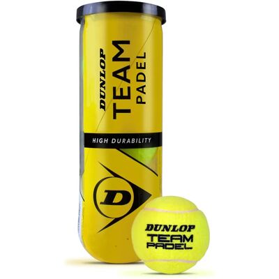 Ballons de Padel Dunlop Tb Team 3 pièces - Publicité Ballons de Padel Dunlop Tb Team 3 pièces - Publicité